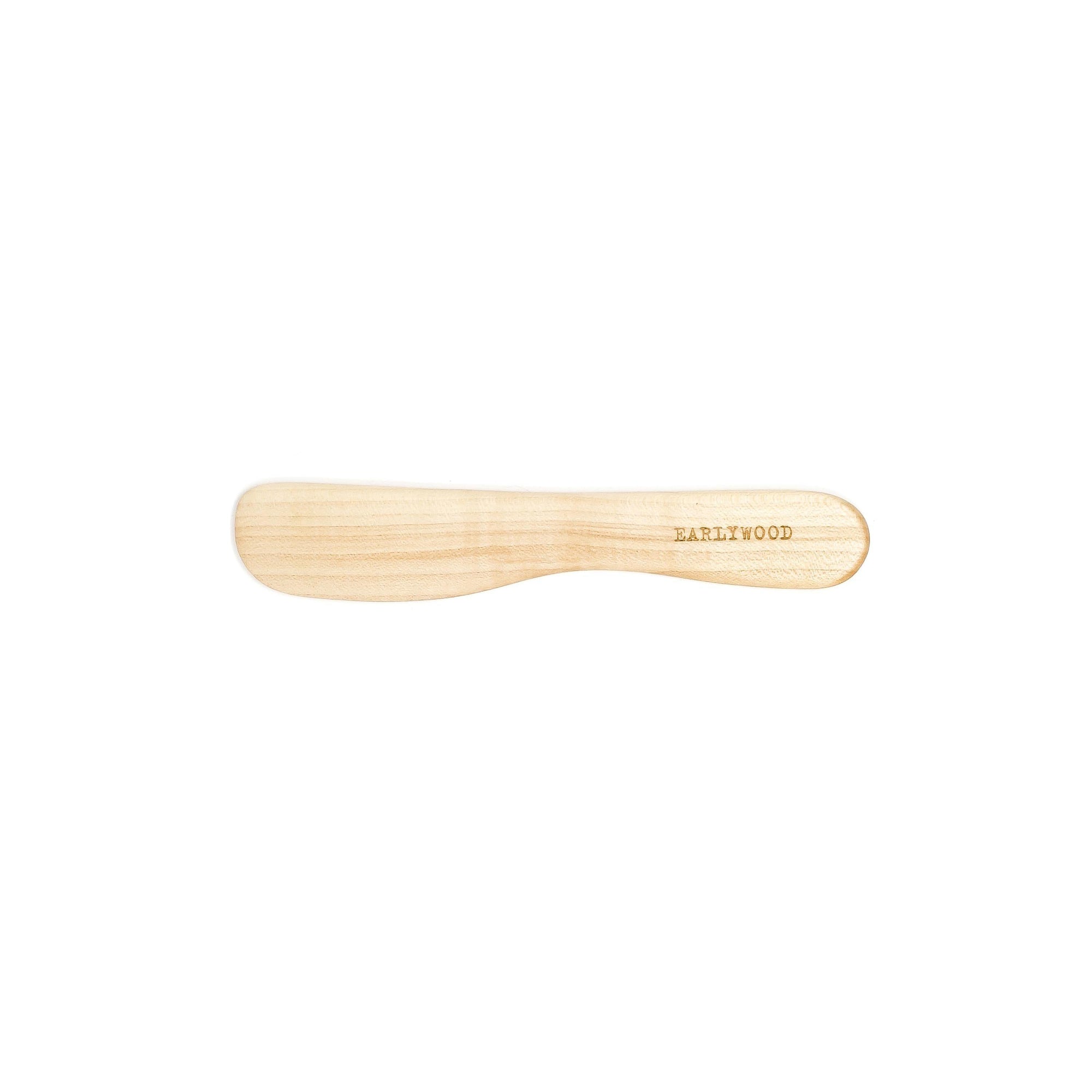 wooden cheese knife and cheese spreader - hard maple - Earlywood