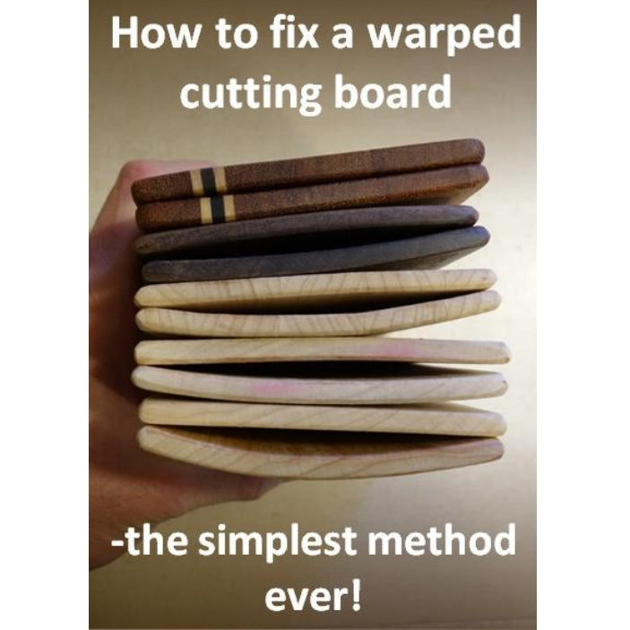 How to fix a warped cutting board - Earlywood