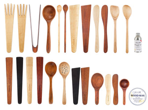 ultimate wooden utensil set