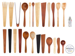 ultimate wooden utensil set