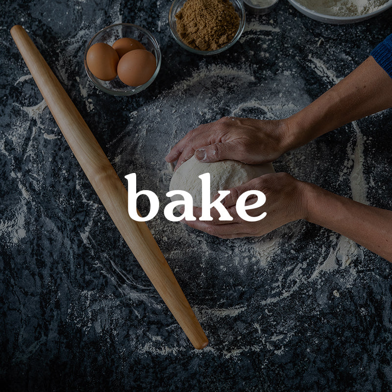 wood rolling pins and other baking accessories