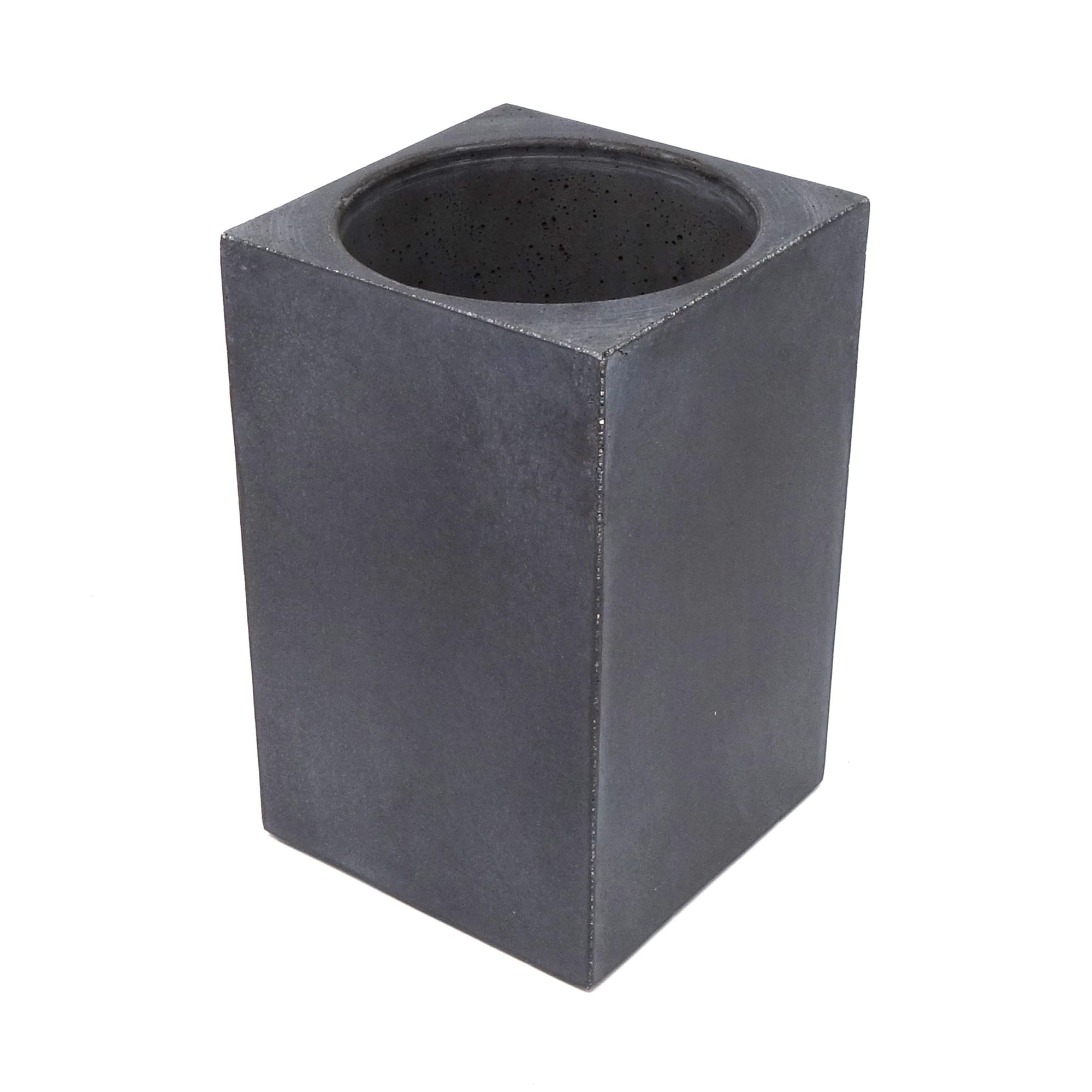 concrete kitchen utensil holder - gray Earlywood