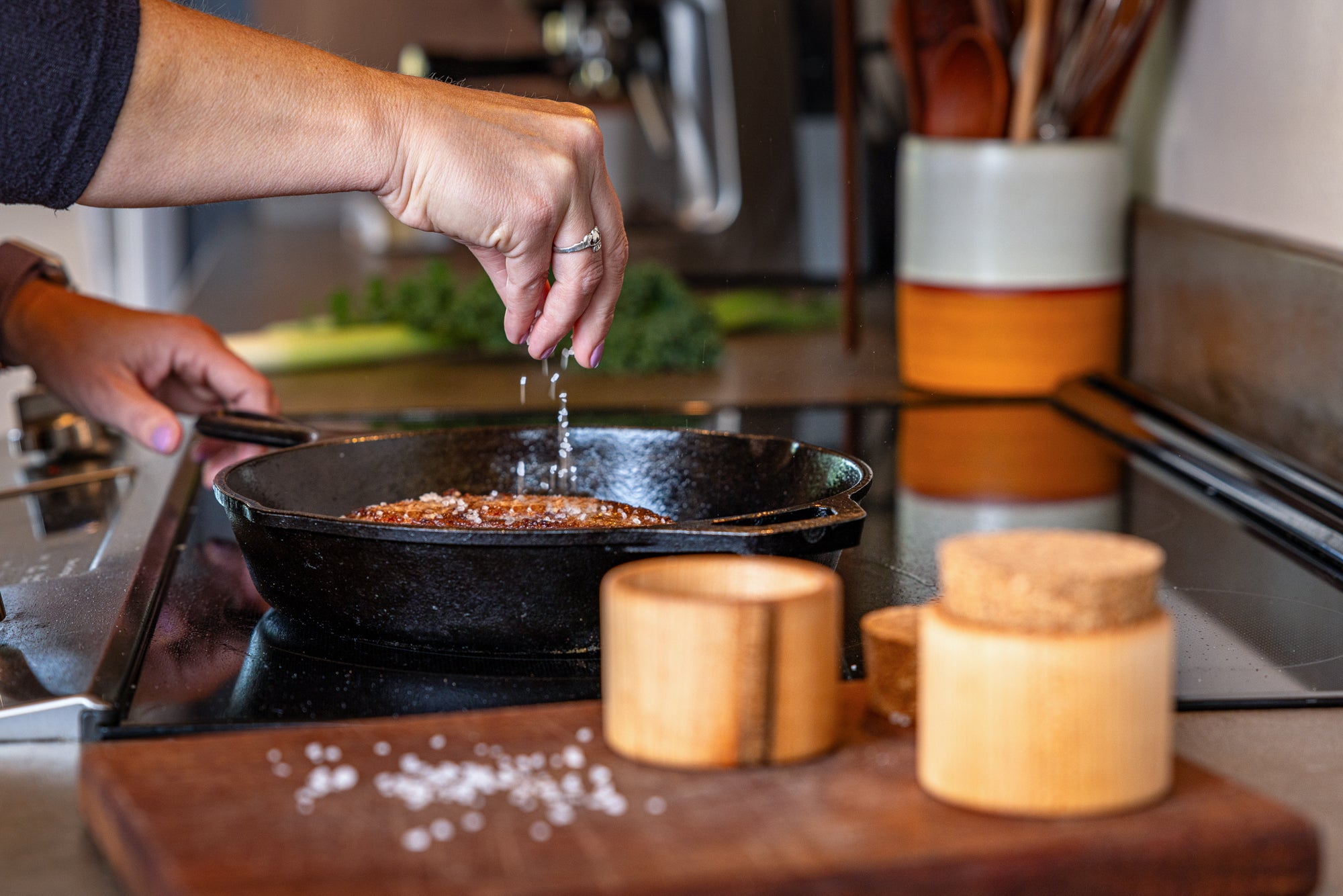 Wooden Salt Cup