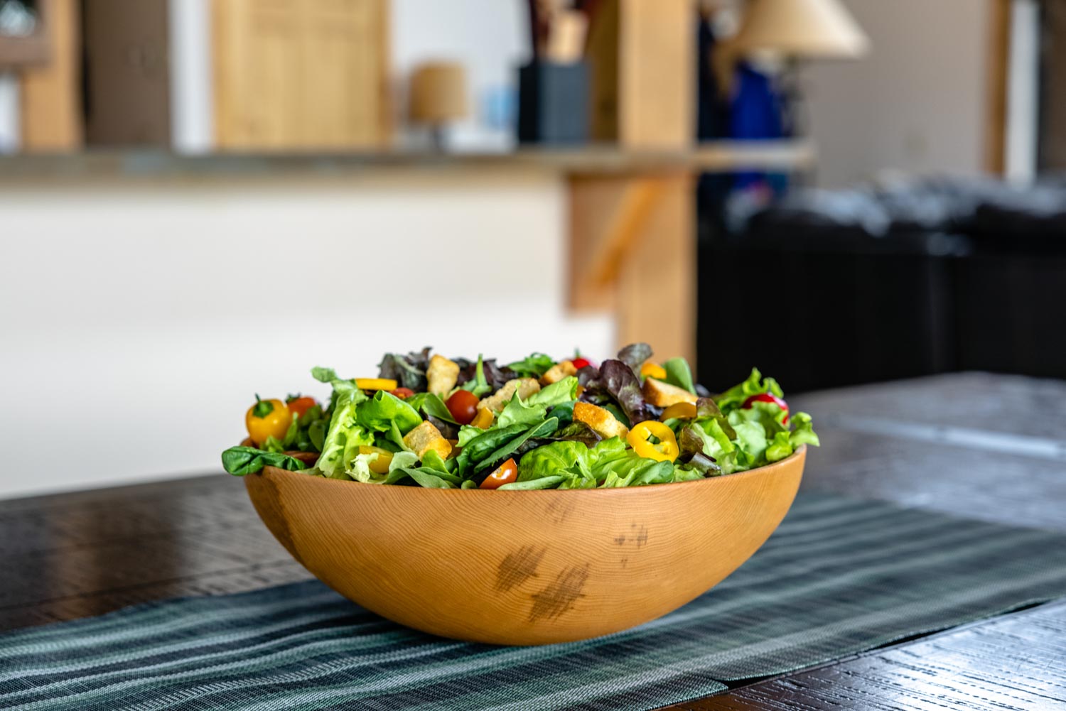 wooden salad bowl set (4 piece) - Earlywood