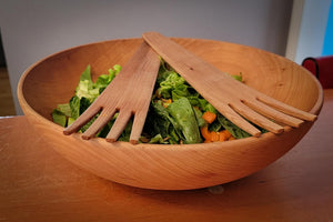 wooden salad bowl set (4 piece) - Earlywood