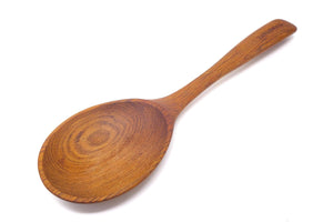large serving spoon handmade from jatoba wood - earlywood