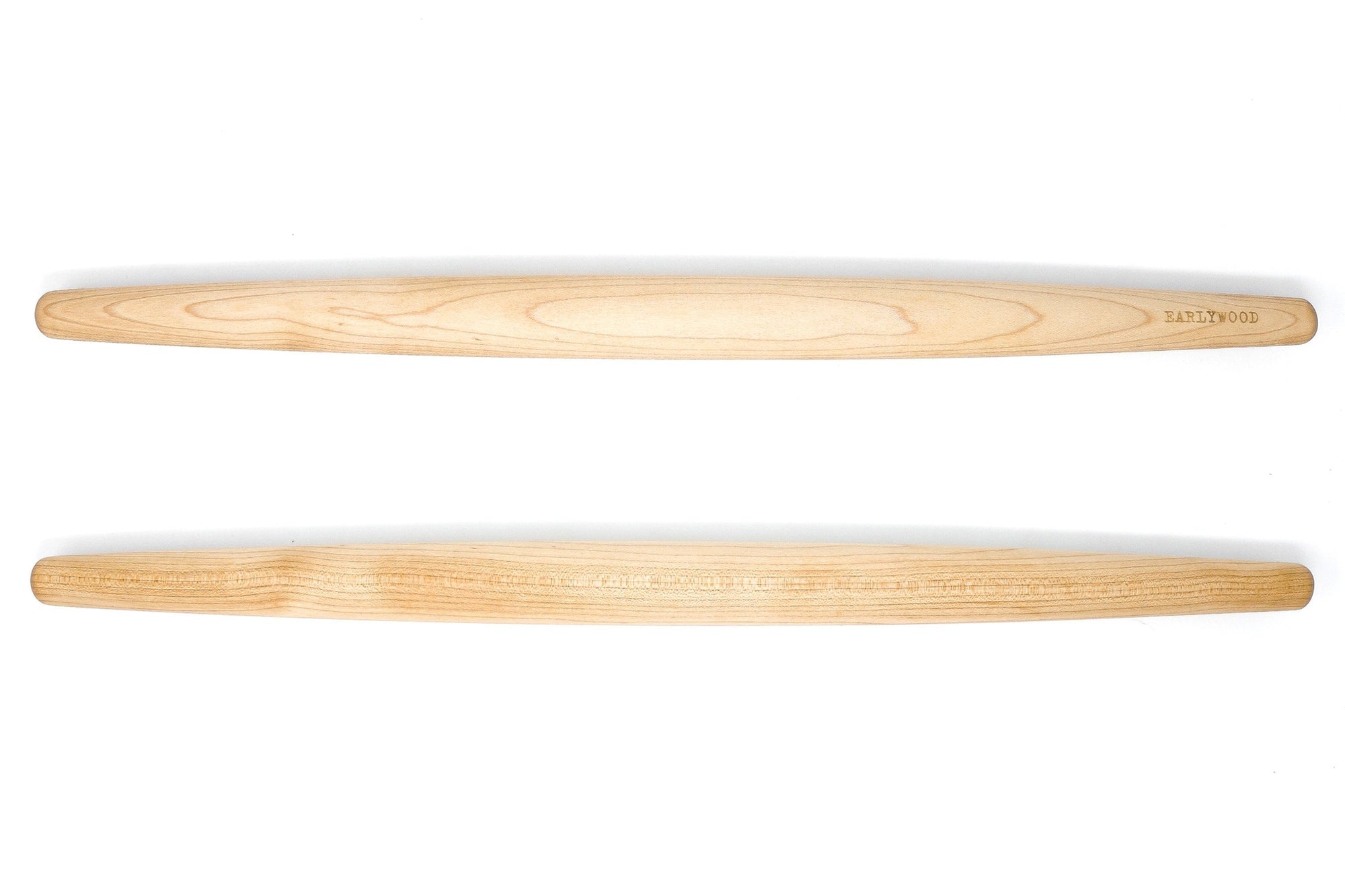 large rolling pin in hard maple 20 inch - Earlywood
