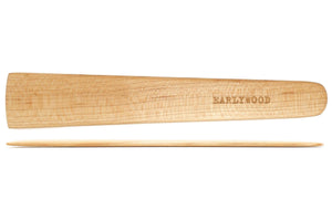 small wood spatula by Earlywood made of hard maple