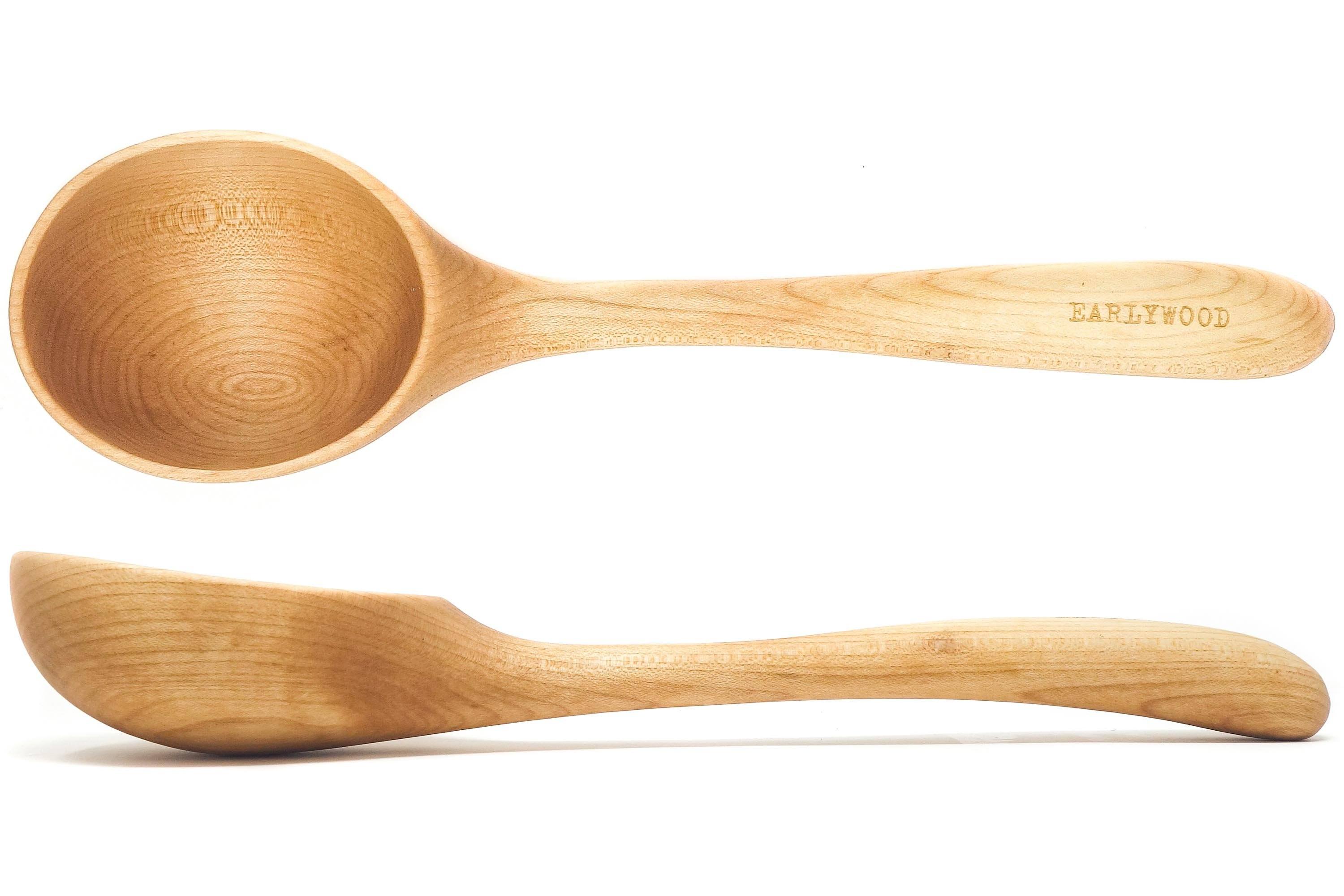 wooden soup ladle - Earlywood