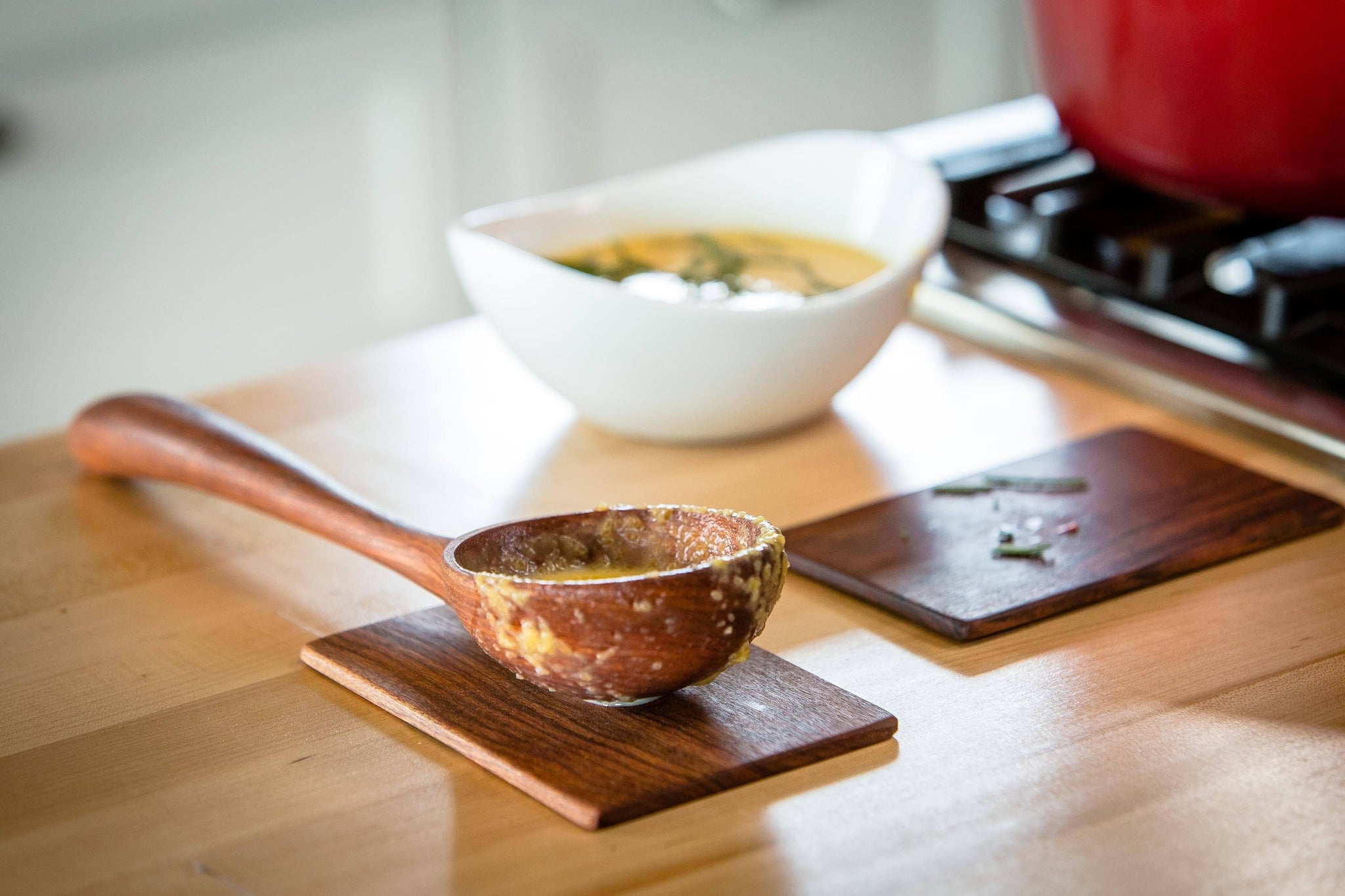 wooden soup ladle - Earlywood