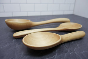 hard maple 3 piece wooden spoons for sale in 3-piece set - Earlywood