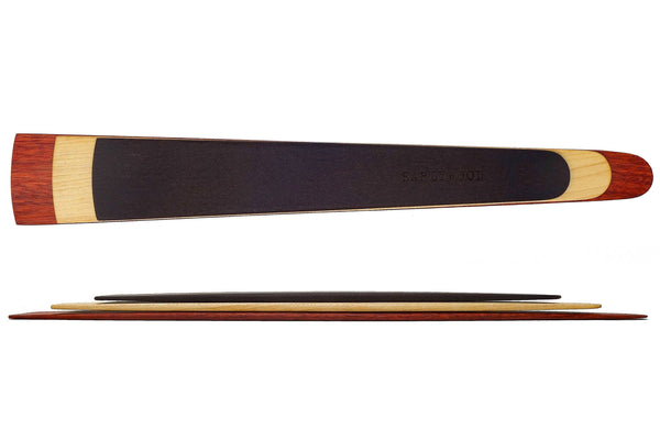 Thin Wood Spatula Set - flat saute set