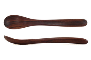 black ebony wooden spoons for eating - Earlywood