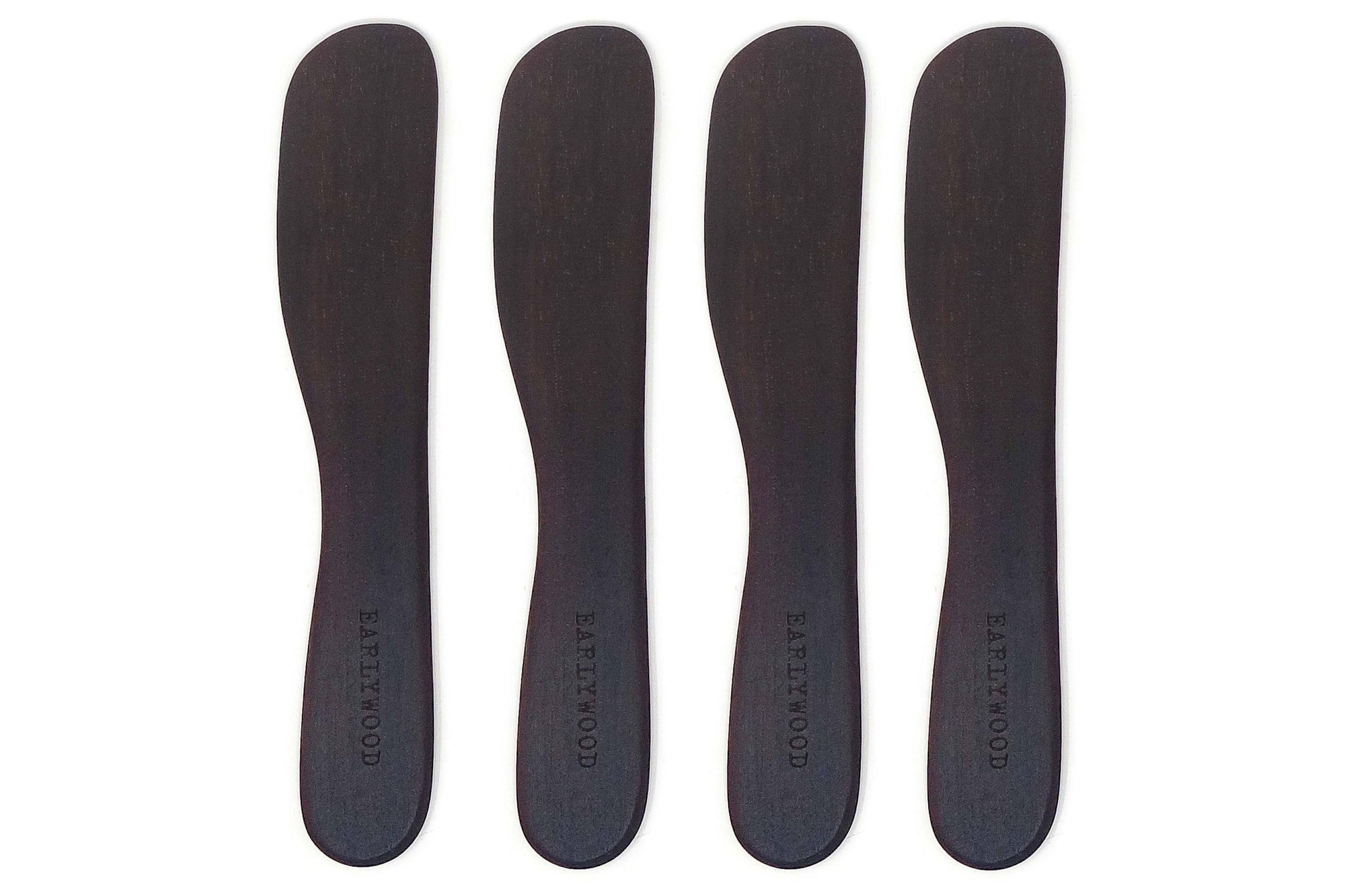exotic wood ebony cake scrapers and butter spreaders - Earlywood